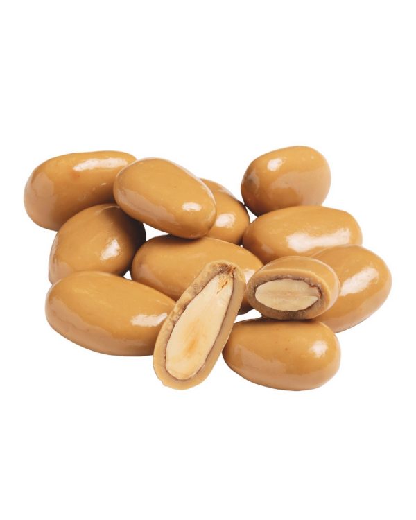 Amandes Enrobées Chocolat Blond Caramel