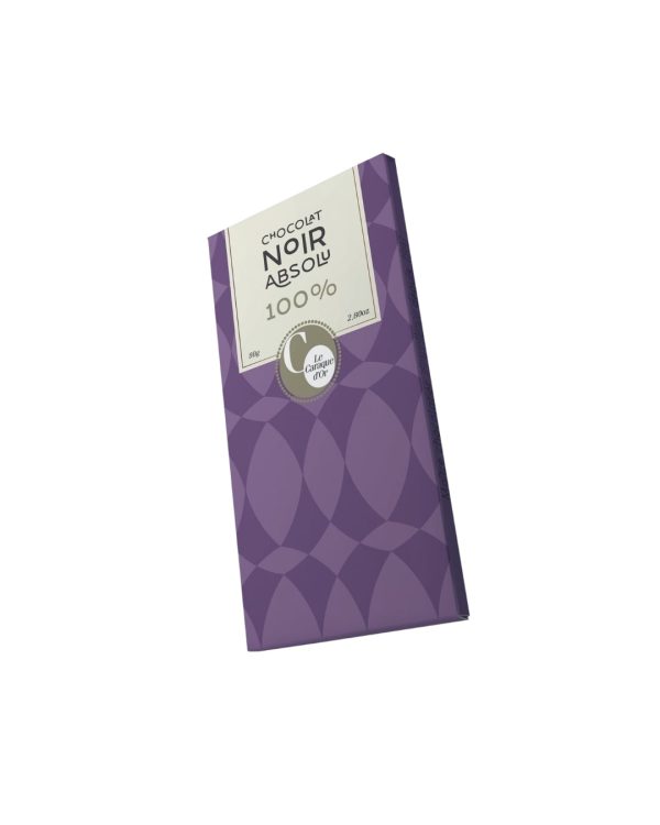 TABLETTE CHOCOLAT NOIR ABSOLU 100 %