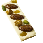 Barre Mendiant Chocolat au Chocolat Blanc