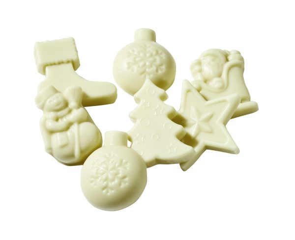 Figurines Magie De Noël Chocolat Blanc