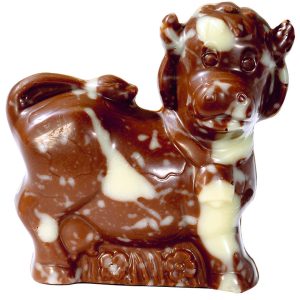 Petite Vache Mouchetée au Chocolat