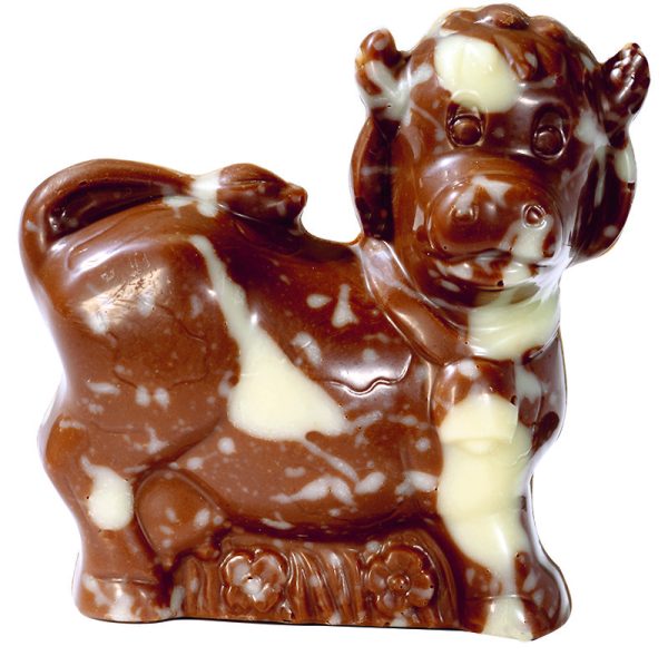 Petite Vache Mouchetée au Chocolat